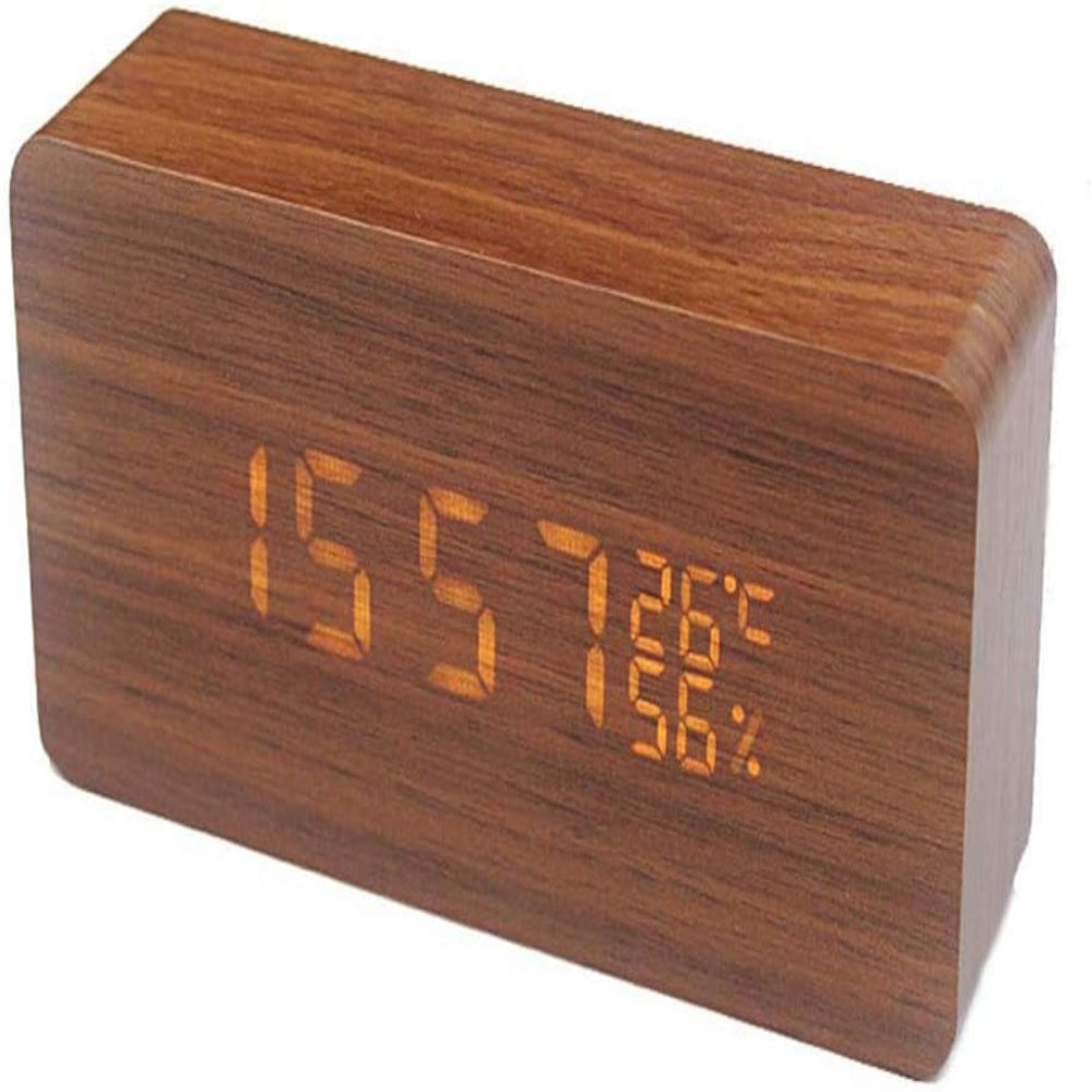 Ceas LED cu Comandă Vocală – Design Modern și Funcționalitate Inteligentă