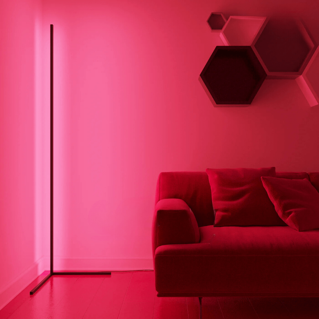 Stemningslampe i hjørnet - Éclat Multicolore & Atmosphère Moderne