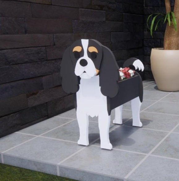 Eredeti Virágtartó — Kutya Formájú