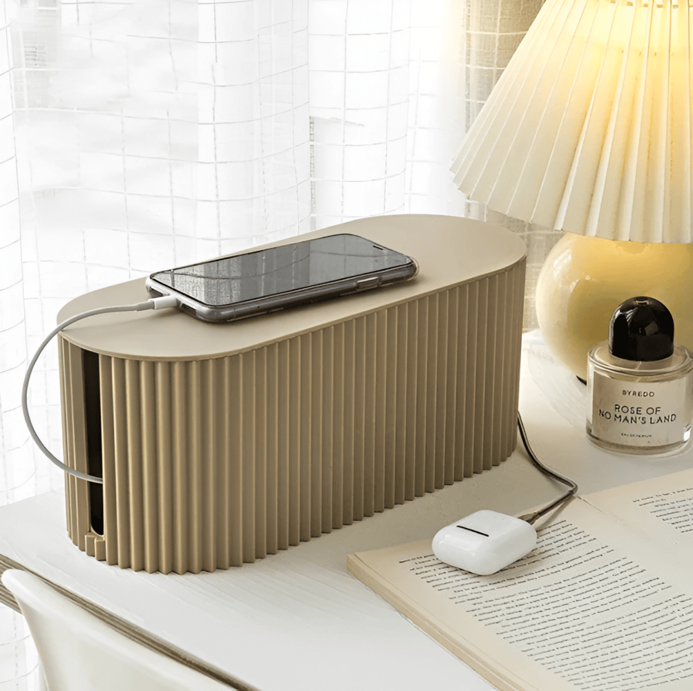 Minimalistische kabelopbergdoos - Schone organisatie en strak ontwerp