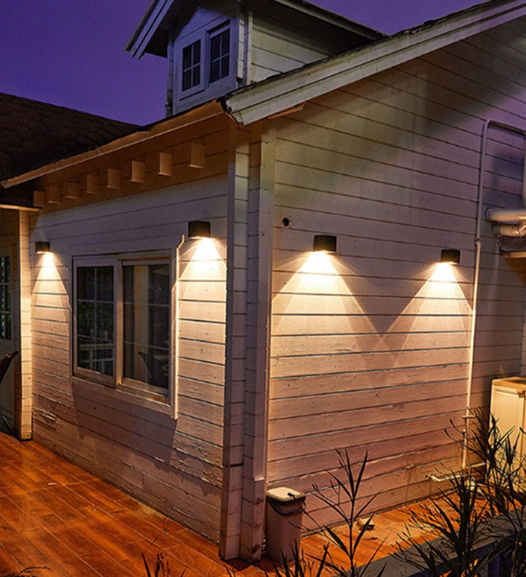 IP65 Εξωτερική ηλιακή λάμπα τοίχου - Ανθεκτικός, φιλικός προς το περιβάλλον φωτισμός