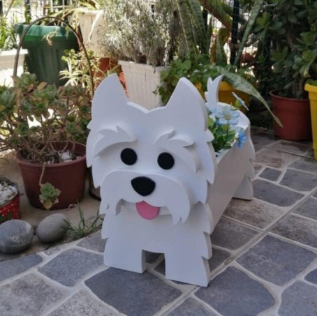 Eredeti Virágtartó — Kutya Formájú