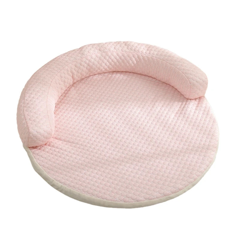 Δροσερός Στρογγυλός Χαλί – Με Υψωμένη Ζώνη Ξεκούρασης