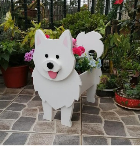 Eredeti Virágtartó — Kutya Formájú
