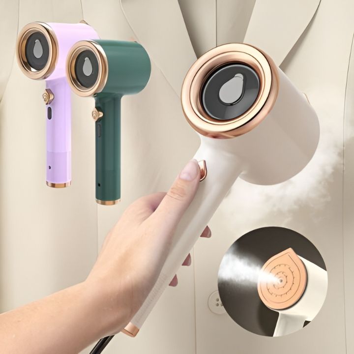 Bærbar USB-dampstryger — Kompakt og nem at transportere