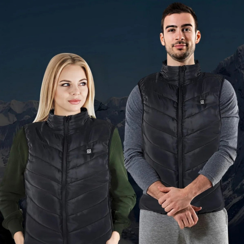 Unisex Verwarmingsvest - Verstelbare Temperatuur & Moderne Stijl