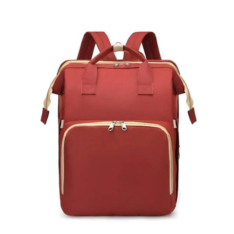 Rejserygsæk til baby - sammenklappelig seng og indbygget opbevaring