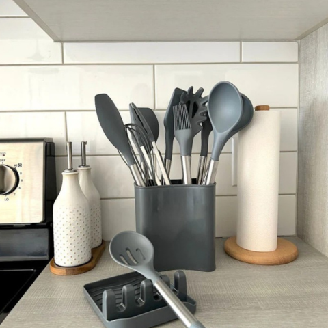 12-teiliges Silikon-Küchenutensilien-Set - Vollständigkeit & Benutzerkomfort