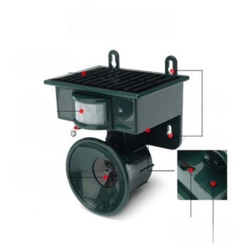 Elektronikus Riasztó Kerthez — Elűzi a Madarakat és Védi a Területeit