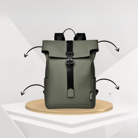 Mochila Impermeável – Grande Capacidade Para Computador E Acessórios