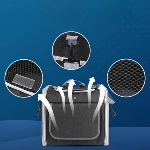 Utvidbar cykelkorg för djur – Praktisk och bekväm