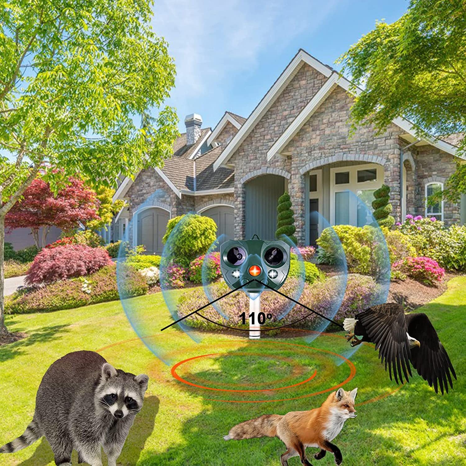 Wodoodporne urządzenie przeciw zwierzętom — Skuteczna ochrona dla Twojego otoczenia