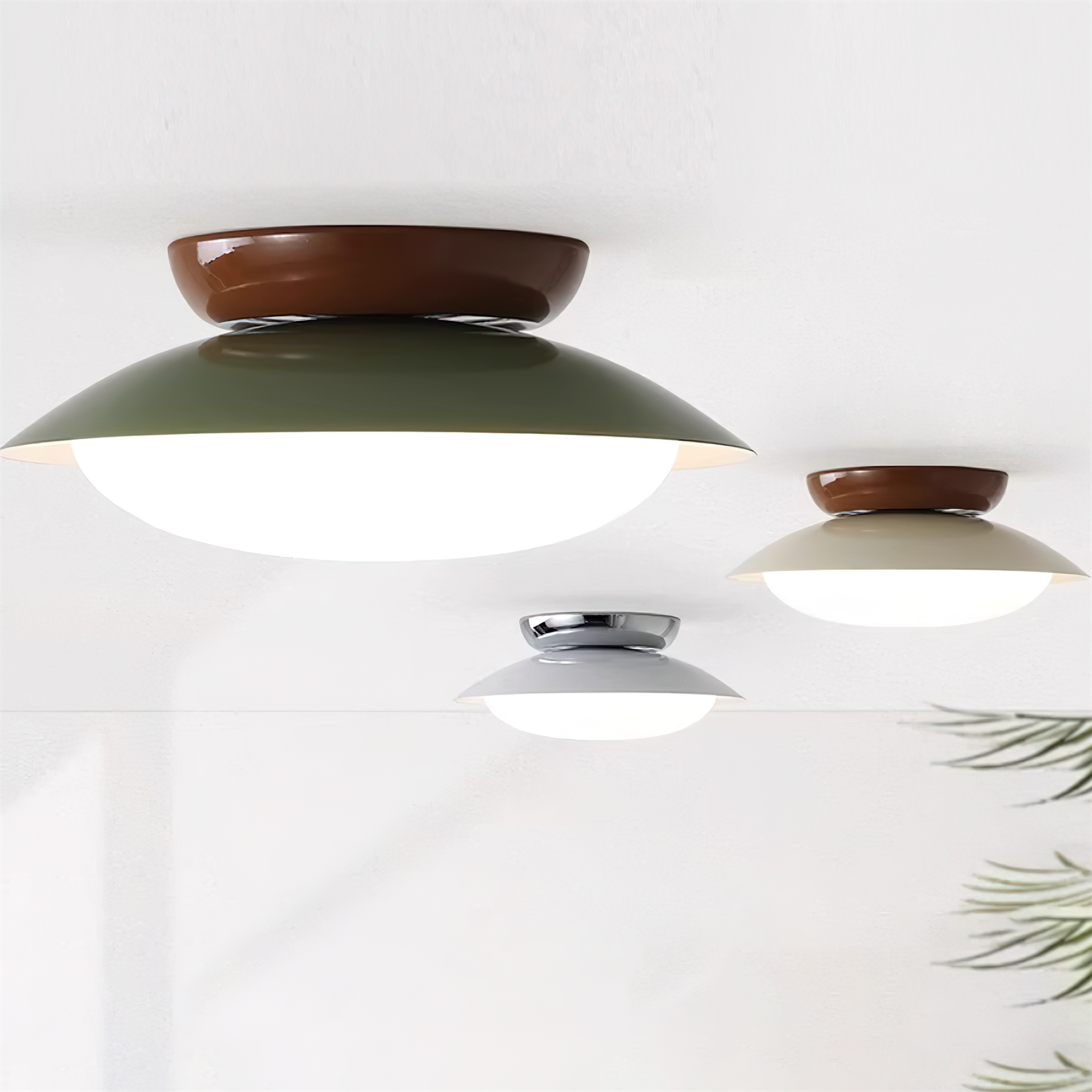 Plafonnier Rond LED — Éclat Naturel & Élégance Discrète