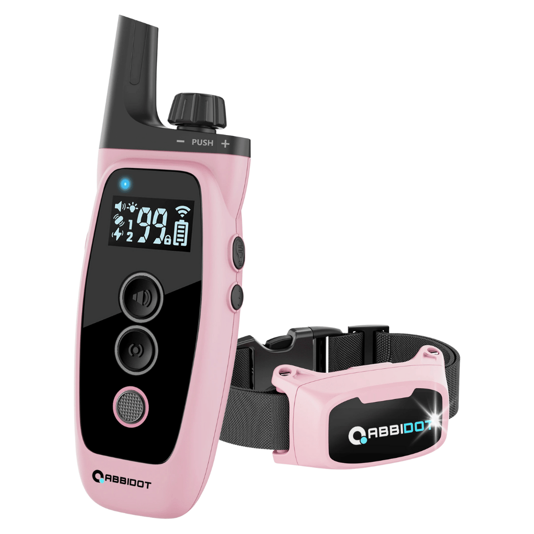 Dressurhalsbånd for hund – LED-fjernkontroll og rekkevidde 1000 m