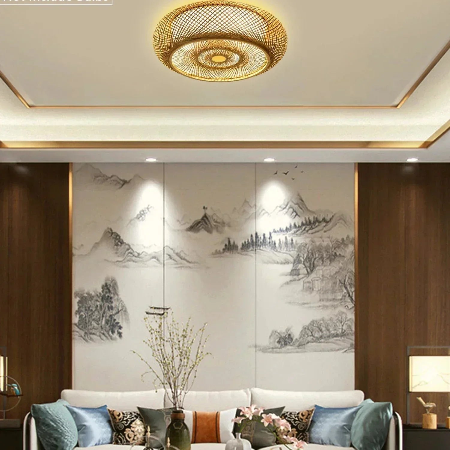 Naturalna bambusowa lampa wisząca - elegancja i autentyczność