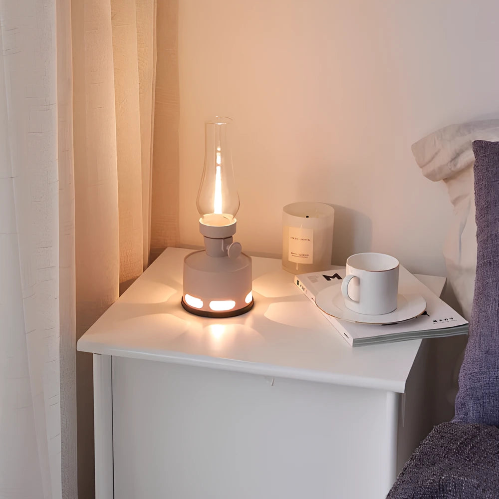 Lanterne LED Style Rétro – Éclairage Décoratif Élégant