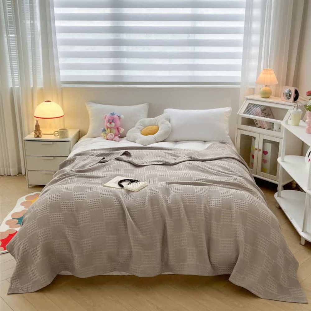 Luxusná prešívaná prikrývka – pohodlný komfort a prírodná elegancia