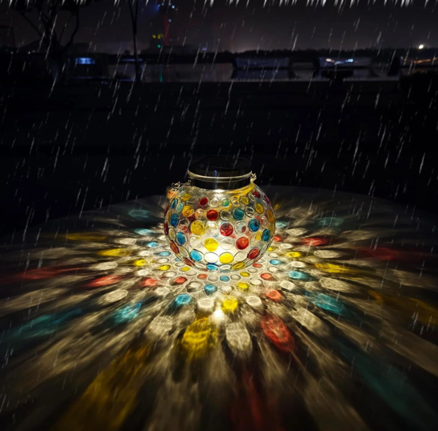 فوانيس شمسية خارجية — أناقة زجاجية