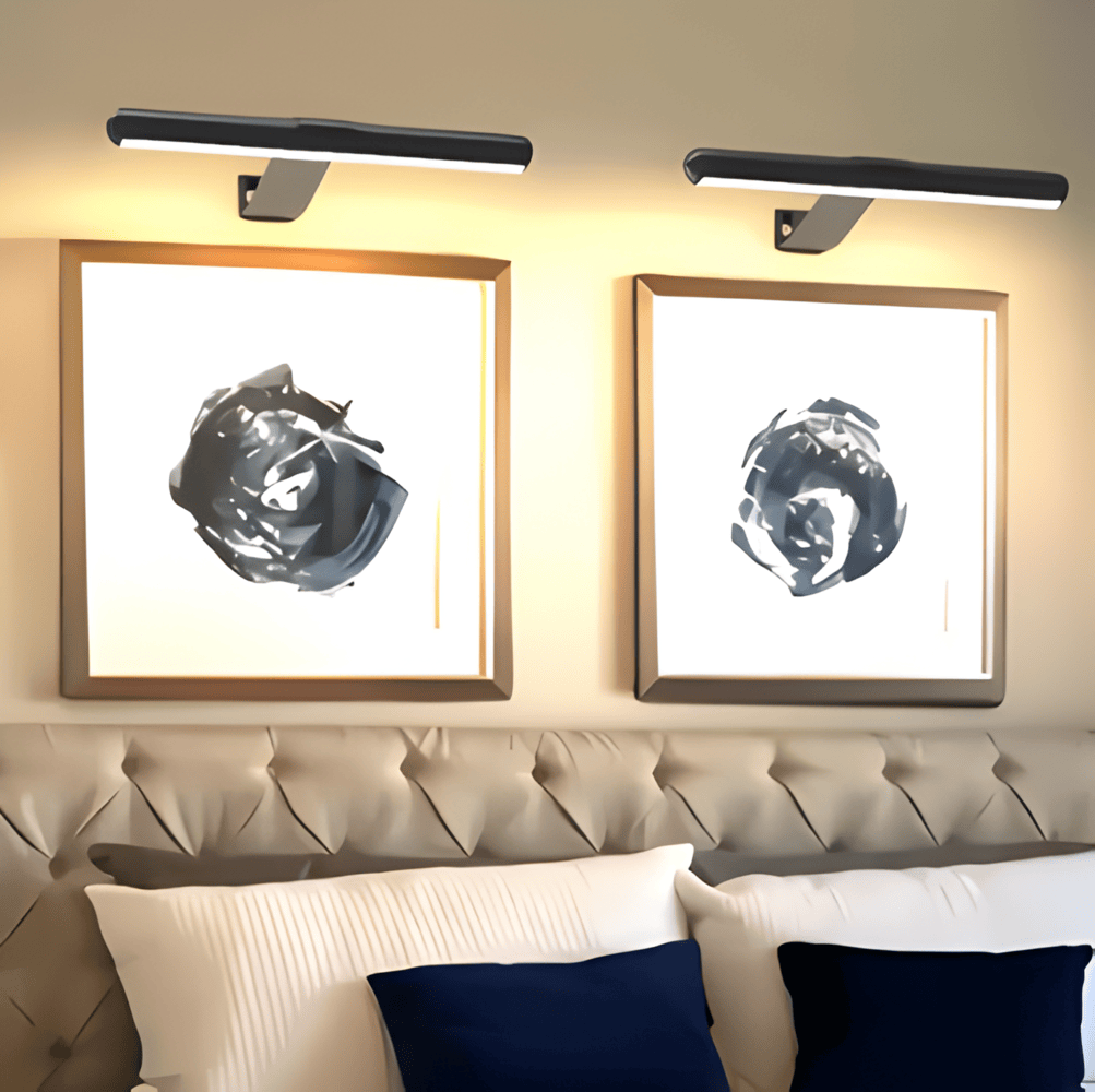 Vezeték nélküli USB újratölthető LED fali lámpa - Teljes forgatás és kényelmes újratöltés