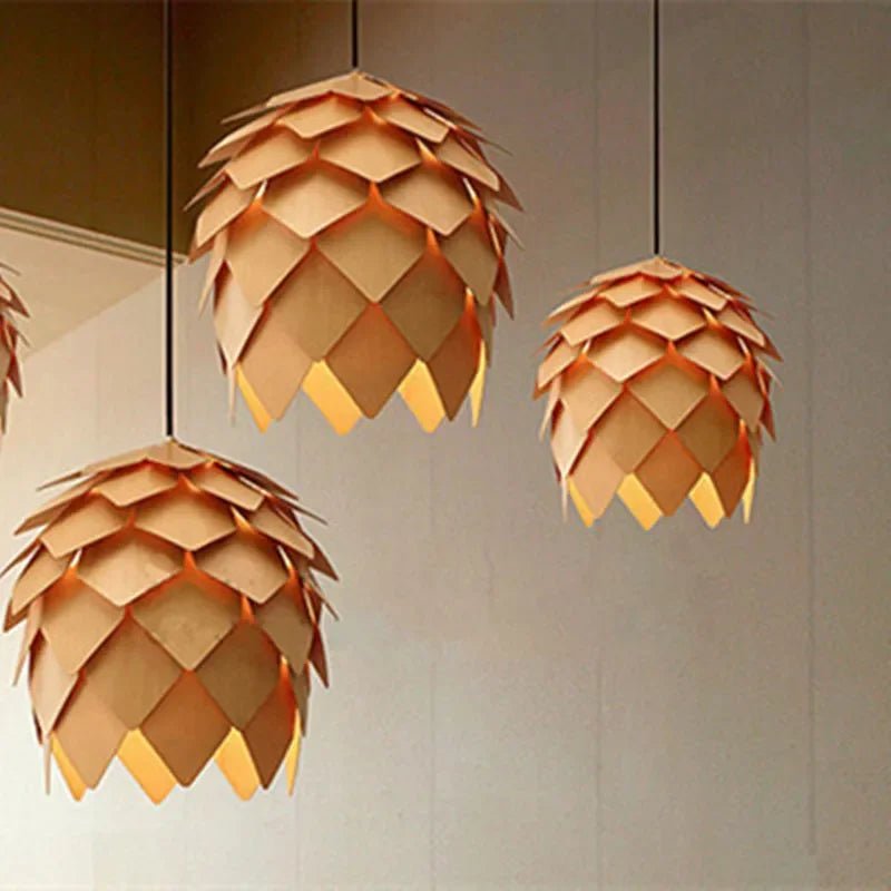 Luminária Suspensa Escultural – Design Inspirado Na Natureza
