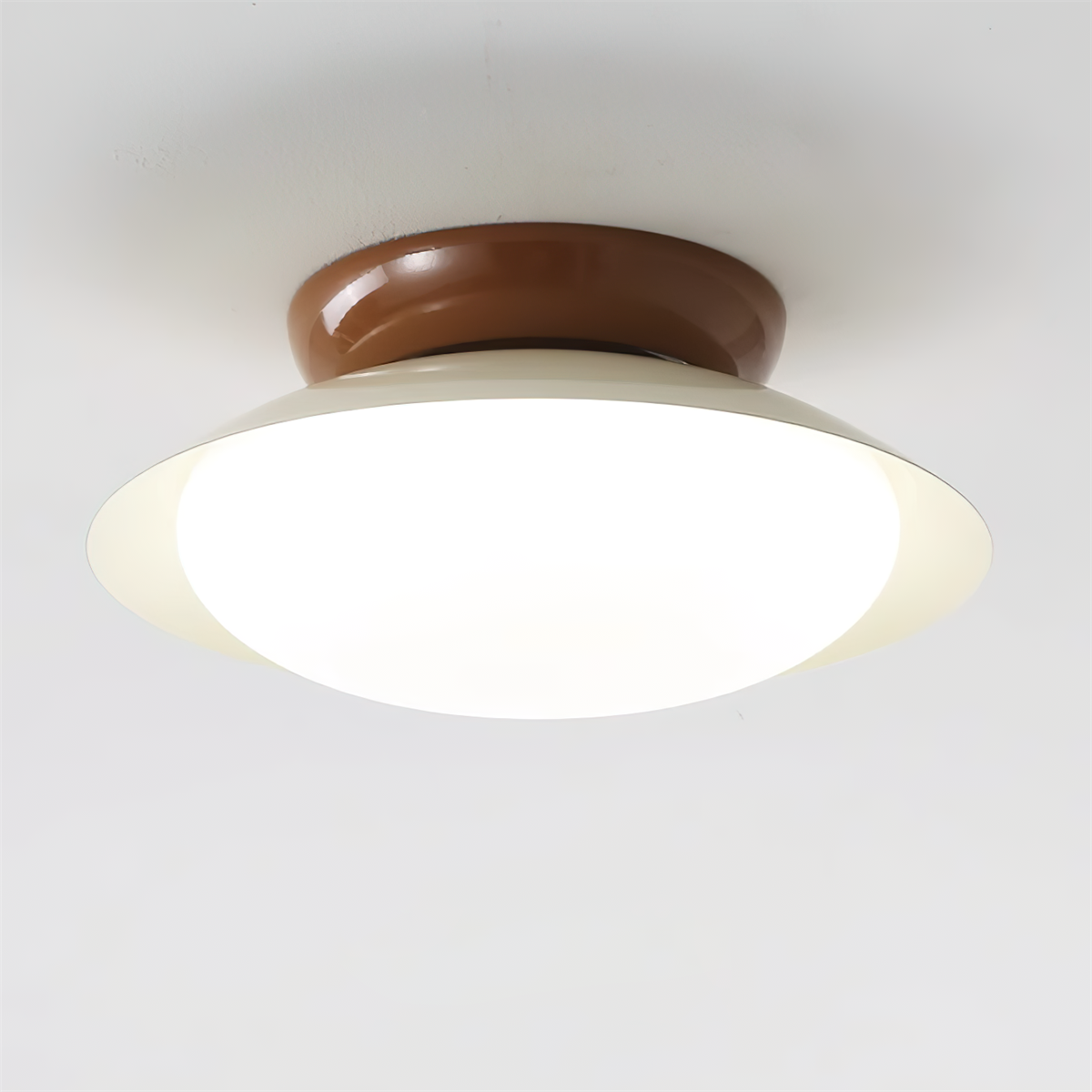 Plafonnier Rond LED — Éclat Naturel & Élégance Discrète