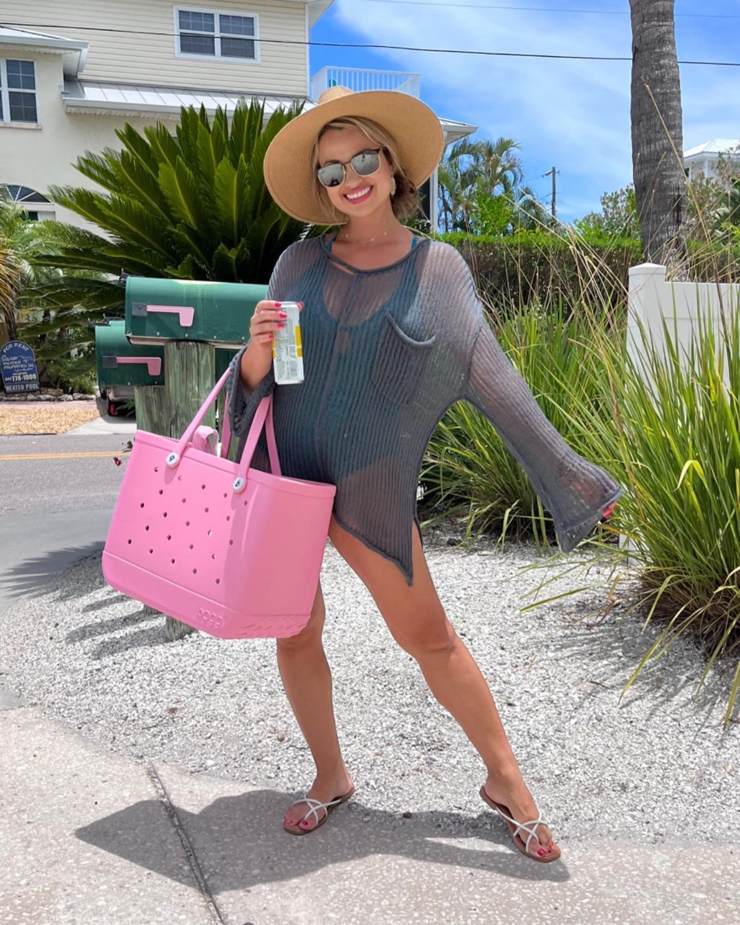 Rigid Beach Bag - färgglad design och stor kapacitet