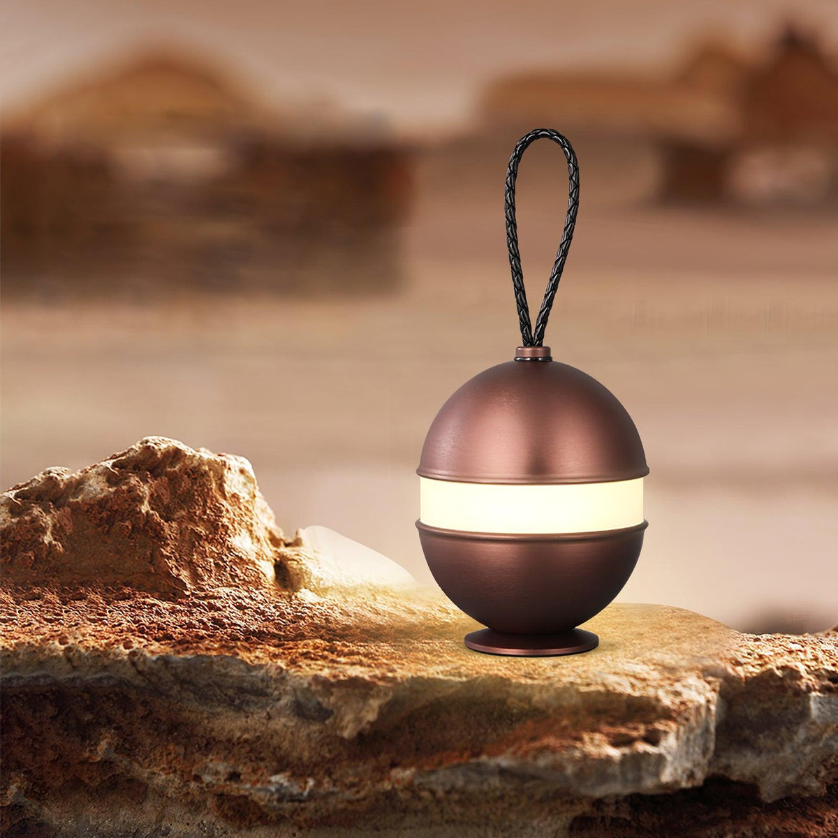 Dobíjacia guľová lampa - elegantný dizajn a relaxačné svetlo
