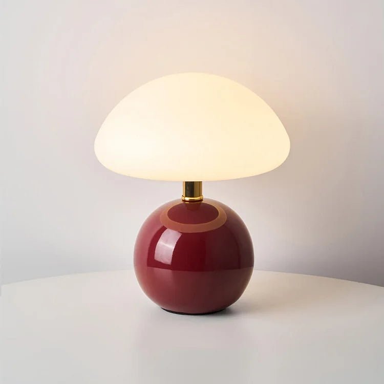 Bordlampe i form af en svamp – elegance og originalitet 