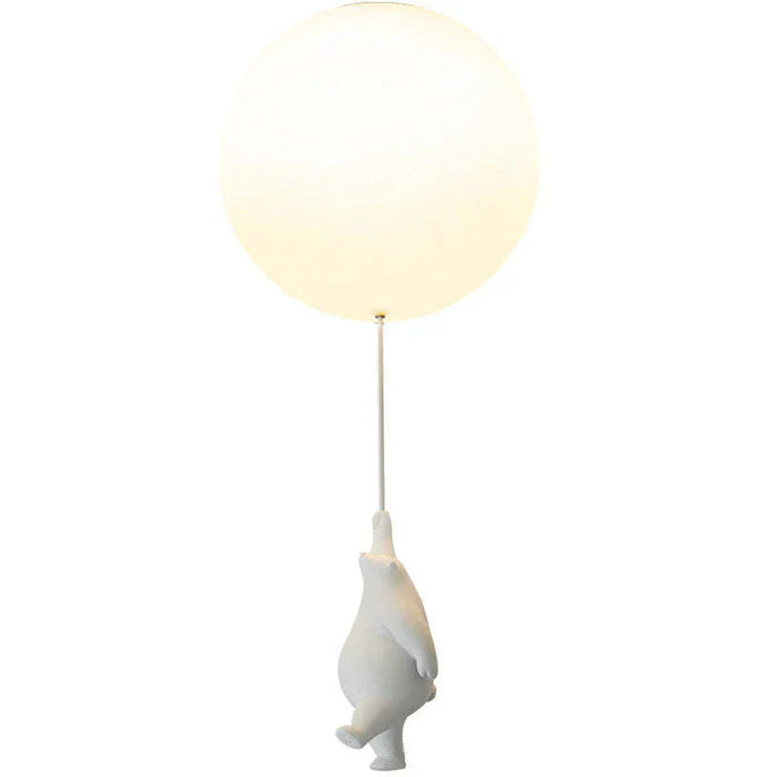 Lampadario Bambini — Orsetti Appesi A Palloni Luminosi 