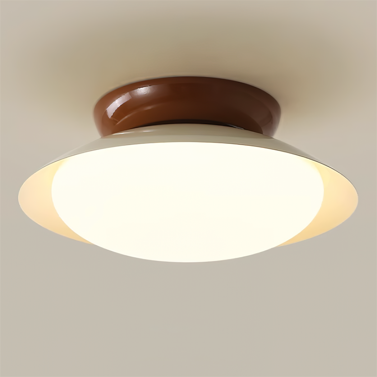 Plafonnier Rond LED — Éclat Naturel & Élégance Discrète