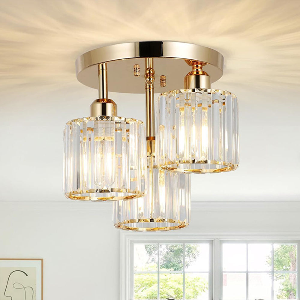 Loftlampe Semi-Nedsænket – Moderne Elegance Og Raffineret Glans 