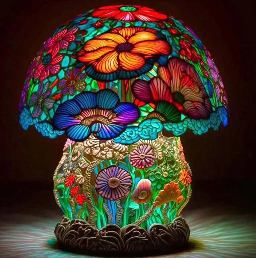 Megnyugtató Ólomüveg Lámpa – Lágy Fény És Meleg Hangulat 