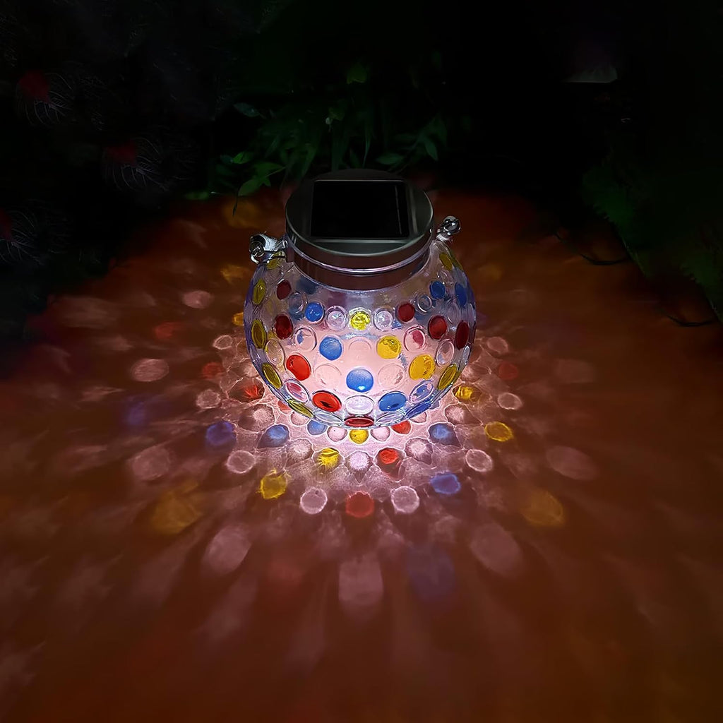 Zonne-energie Buitenlamp — Elegant in Glas 