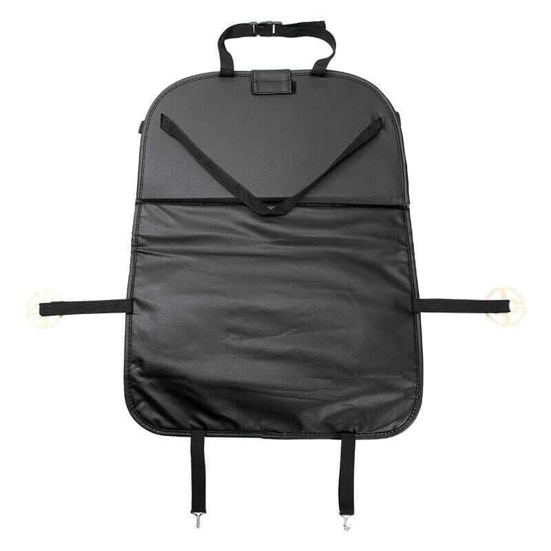 Baksätesorganisatör med bricka - tillgänglighet, stabilitet och kompakt design