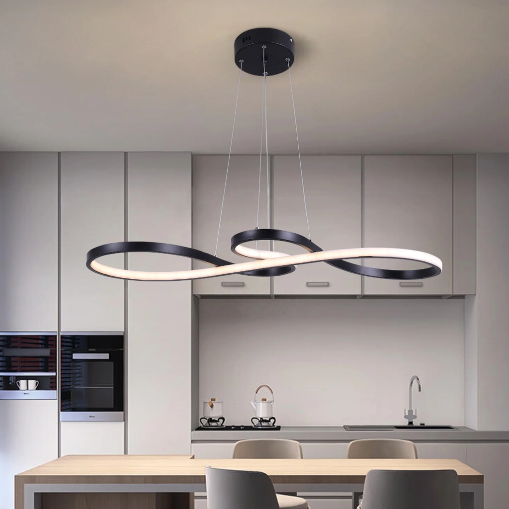 Moderne LED-ophæng i ringe – Elegant og futuristisk design 