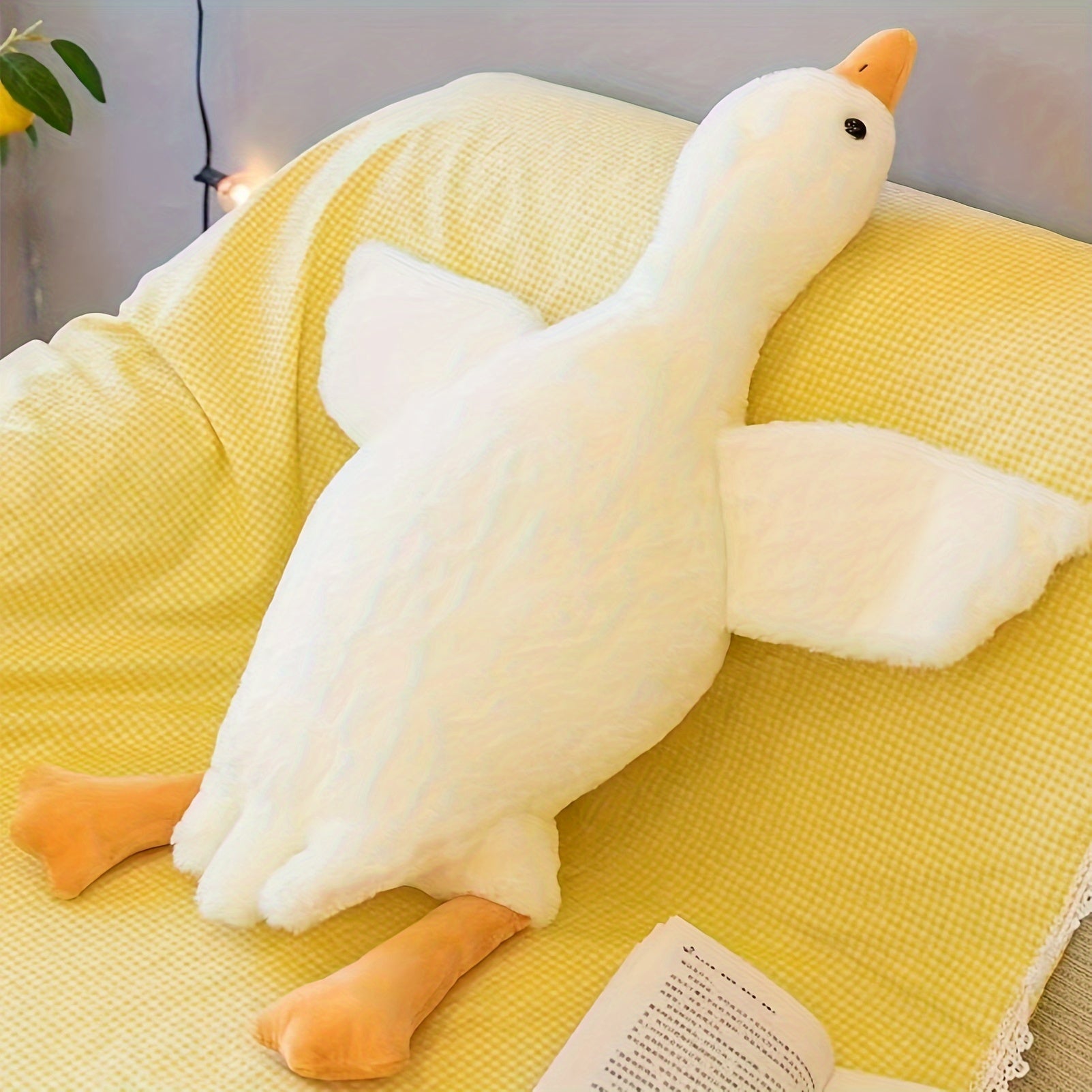 Cigno di peluche grande - Design raffinato e infinita tenerezza