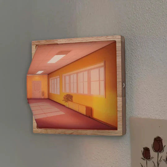 Lámpara de Pared Decorativa – Ilusión Visual 3D 
