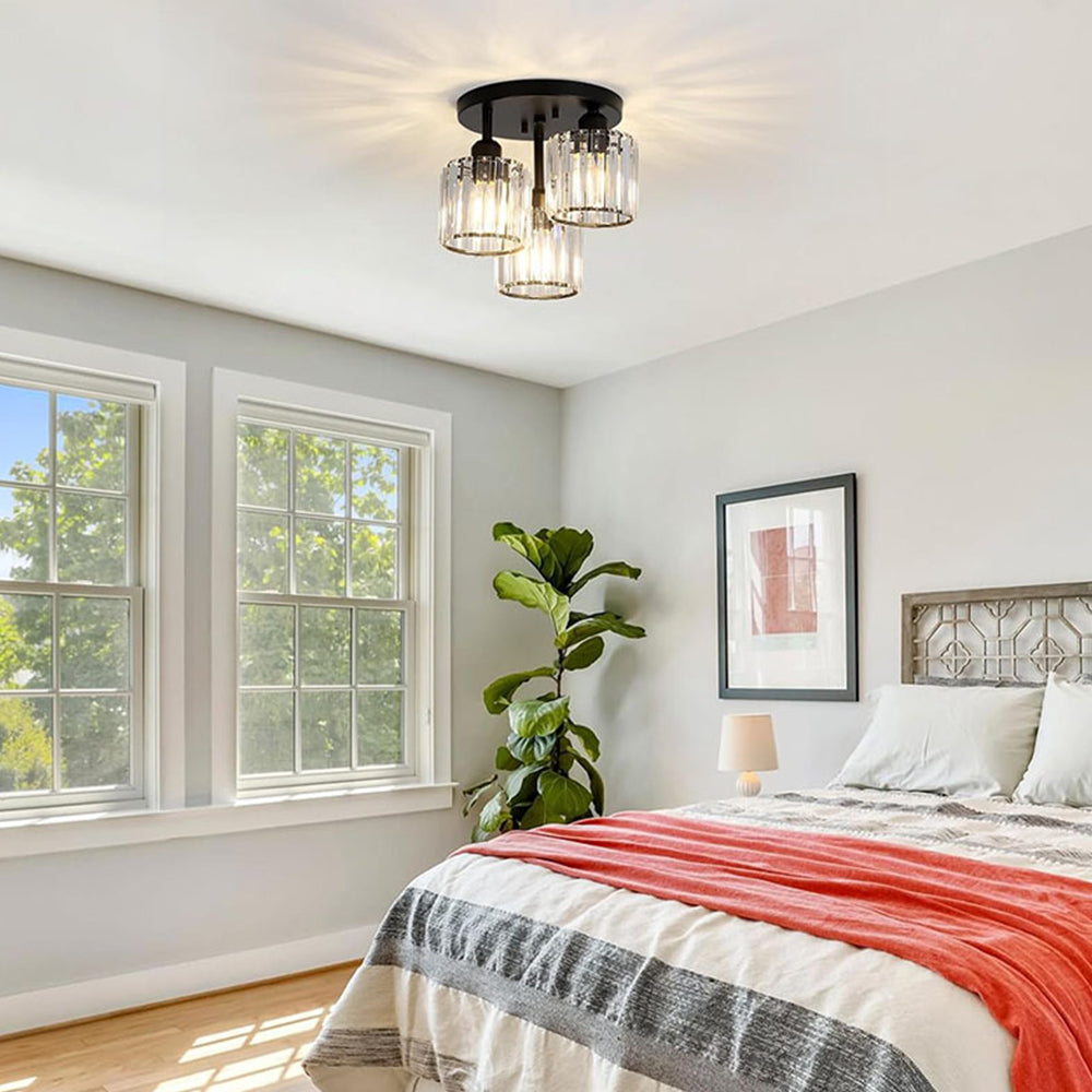 Loftlampe Semi-Nedsænket – Moderne Elegance Og Raffineret Glans 