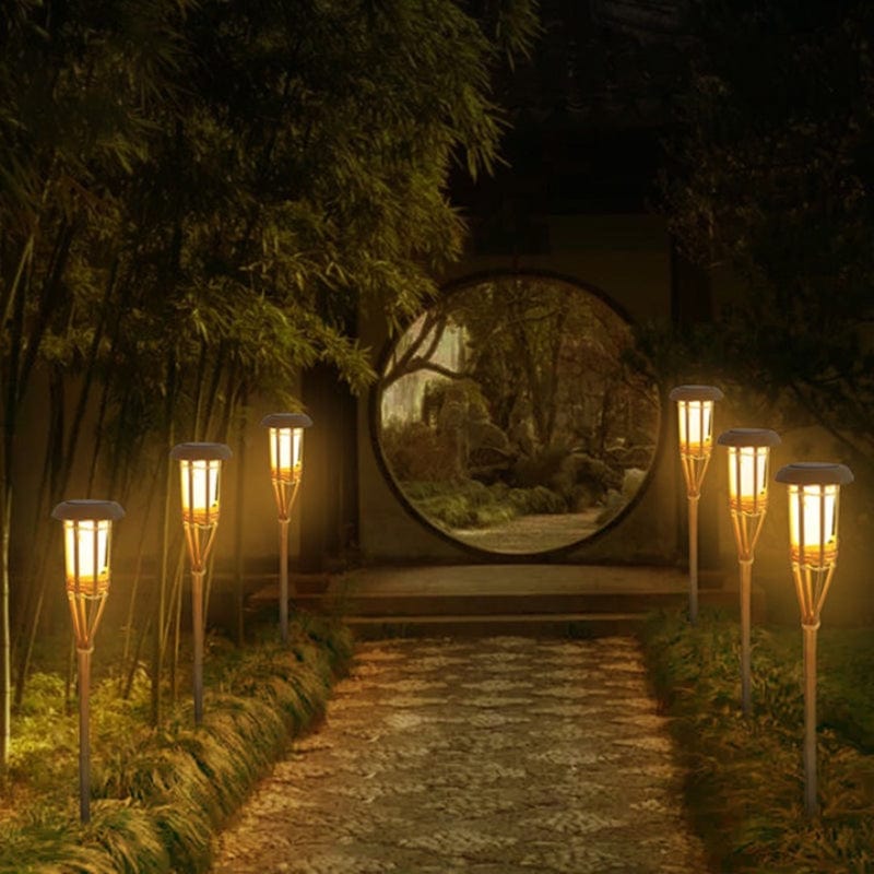Lampada Solare Tiki - Illumina le tue serate con stile 