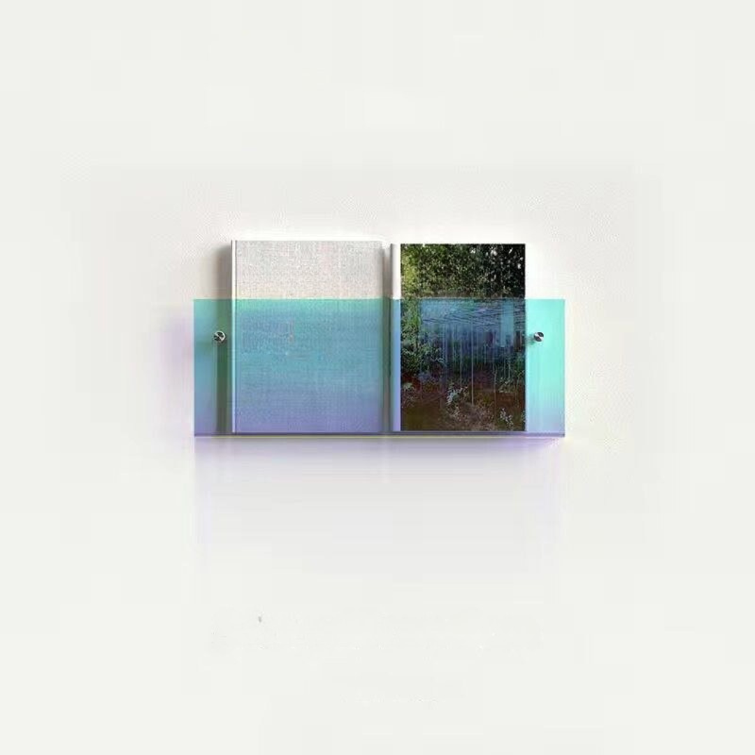 Przezroczysta Półka Ścienna na Czasopisma – Stylowy i Nowoczesny Design 