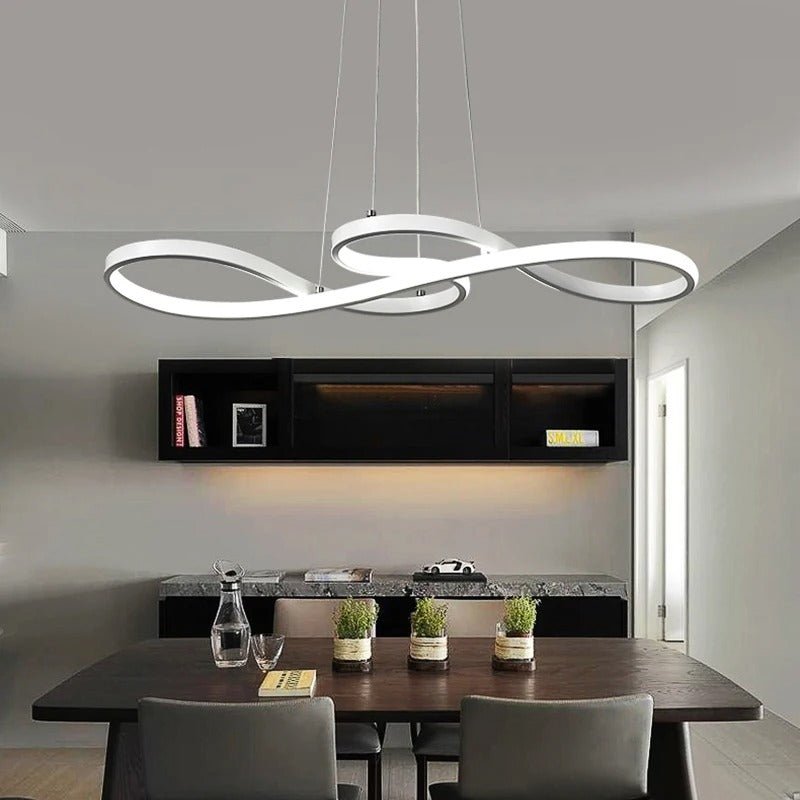 Moderne LED-ophæng i ringe – Elegant og futuristisk design 