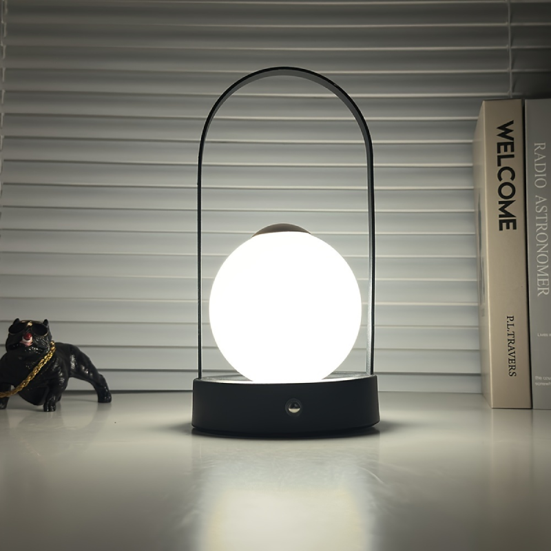 Stolová Lampa Bez Kábla — Nastaviteľná Svetelná Intenzita 
