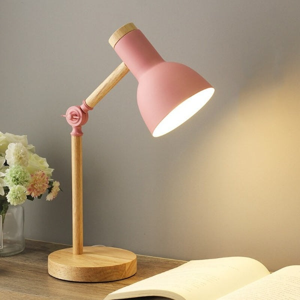 LED Skrivebordslampe – Naturlig Stil Og Nordisk Design 
