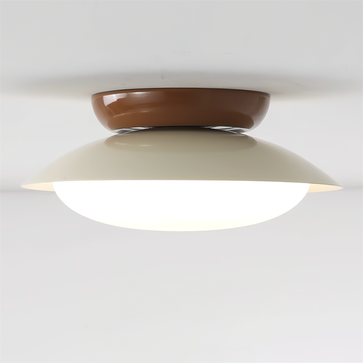 Plafonnier Rond LED — Éclat Naturel & Élégance Discrète