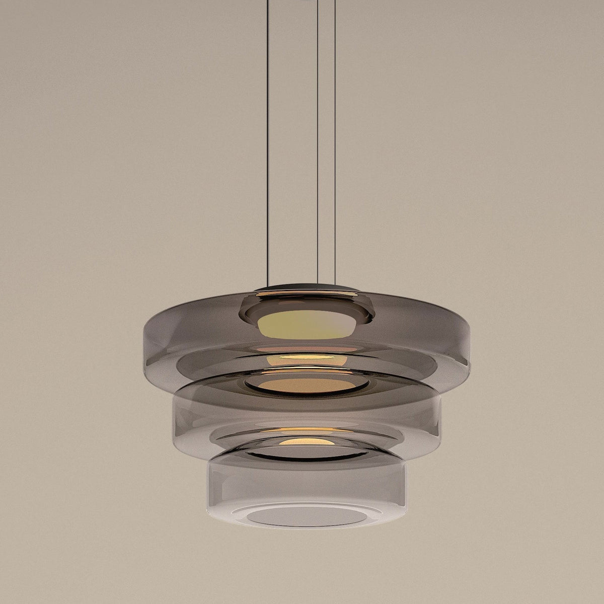 Hængelampe i glas i Bauhaus-stil - elegance og modernitet