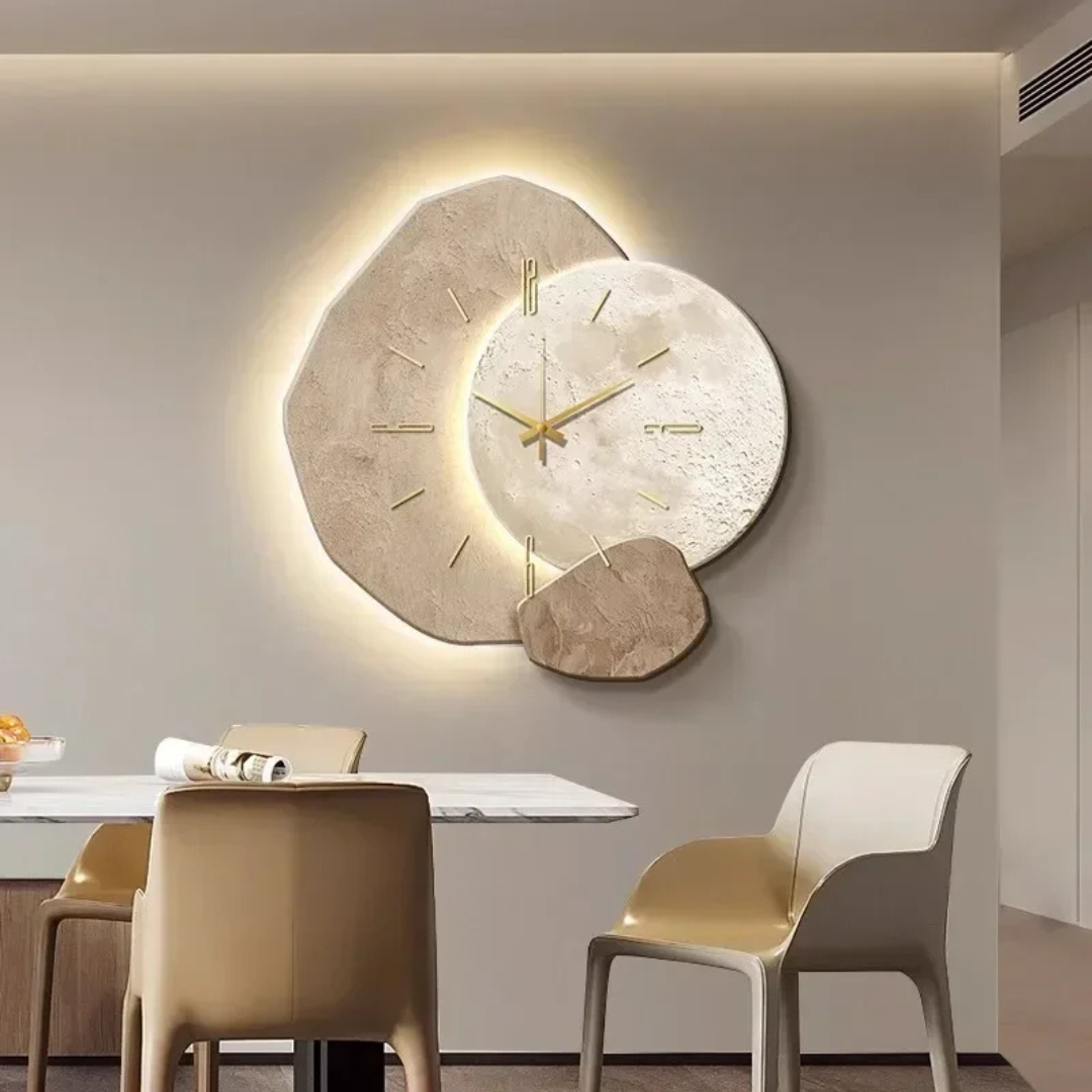 Nagy Falióra – Modern Dizájn és LED Hangulatvilágítás 