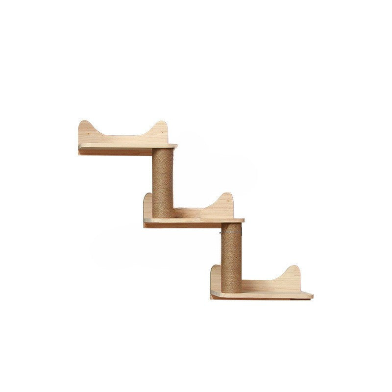 Estrutura de Escalada de Parede para Gato com Plataforma Suspensa e Escada 