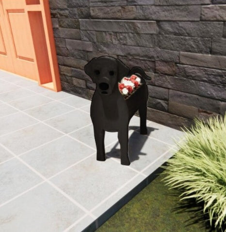 Eredeti Virágtartó — Kutya Formájú 