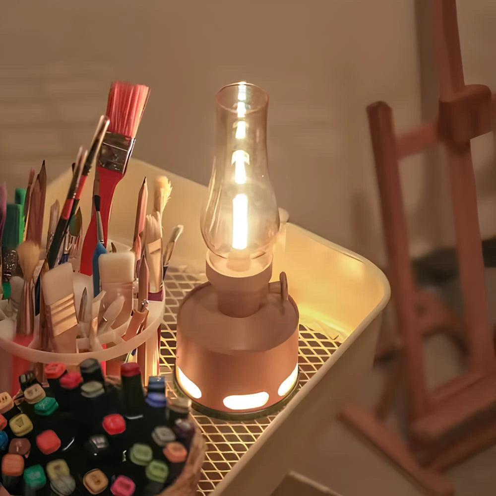 פנס LED בסגנון רטרו – תאורה דקורטיבית אלגנטית 