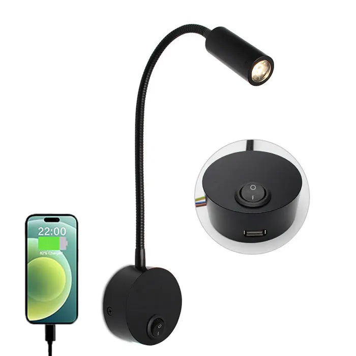 Rugalmas LED fali lámpa - Mobilitás, elegancia és célzott világítás